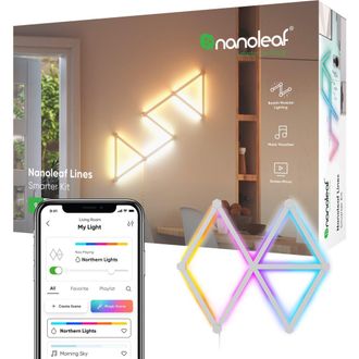 Nanoleaf Lines 60 Degrees Smarter Kit in Multicolor at Nordstrom