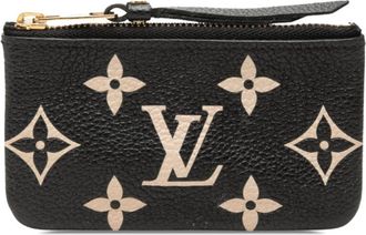 Louis Vuitton Black Noir Leather Coin Purse/Coin Case (Pre-Owned)