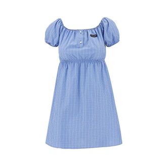 Miu Miu Check poplin mini dress Woman 38