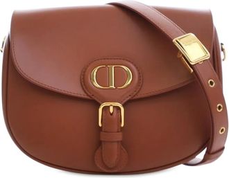 Dior Borsa a tracolla Bobby media in pelle 2020 - Marrone