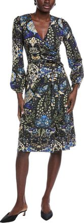 Etro Lulu Wool-Blend Wrap Dress