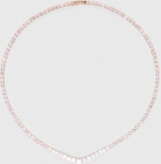 Maje Cascade Diamanté Necklace - Gold - Maje