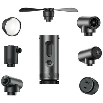 OEM Power Bank Multifunzionale 4smarts Snapkit 7 In 1 Da 3500 Mah, Colore Nero, Ideale Per Attivit&agrave; Allaperto