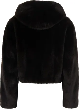 Pinko Womens Jacket Tech Fabric, Brown Polyester Coat