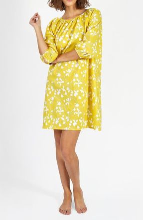 Sleepy Jones Lily Night Dress in Sunshine Floral at Nordstrom, Size X-Large