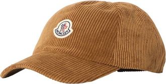Moncler Brown Logo Baseball Cap