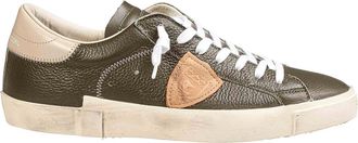 Philippe Model Prsx Sneakers In Military Green Leather