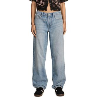 Lucky Brand The Baggy Nonstretch Jeans in Top Notch Wash at Nordstrom, Size 26 31