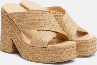 Souliers Martinez Garda raffia sandals