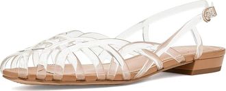 Vince Camuto Stiorra Strappy Flat Sandals Womens Sandals Clear : 6.5 M, Faux Leather
