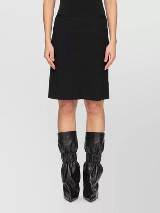 Rick Owens asymmetric draped skirt