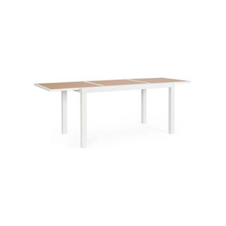 BIZZOTTO Bizzotto - Tavolo da Giardino Rettangolare Allungabile Hilija 160-240X90CM Bianco - 664021
