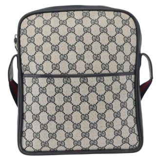 Gucci Vintage, unisex, Beige, ONE Size, Leer, Pre-owned Vintage Cross Body Bag