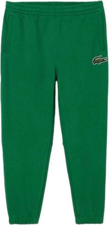Lacoste Fleece Trackpants In Green