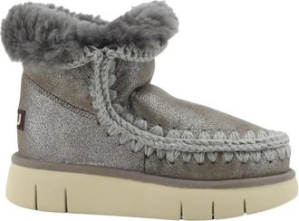 Mou Eskimo 18 Bounce - Dames - Winterlaarzen - Grijs - 40 EU - Leer - Schoenen