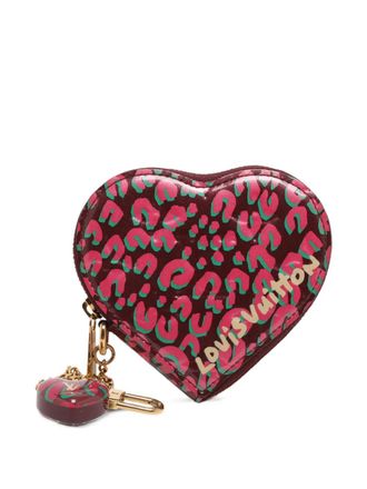 Louis Vuitton heart-shaped coin purse - Red