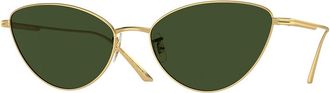 Oliver Peoples OV1328S 1998C 533271 Womens Sunglasses Gold Size 56