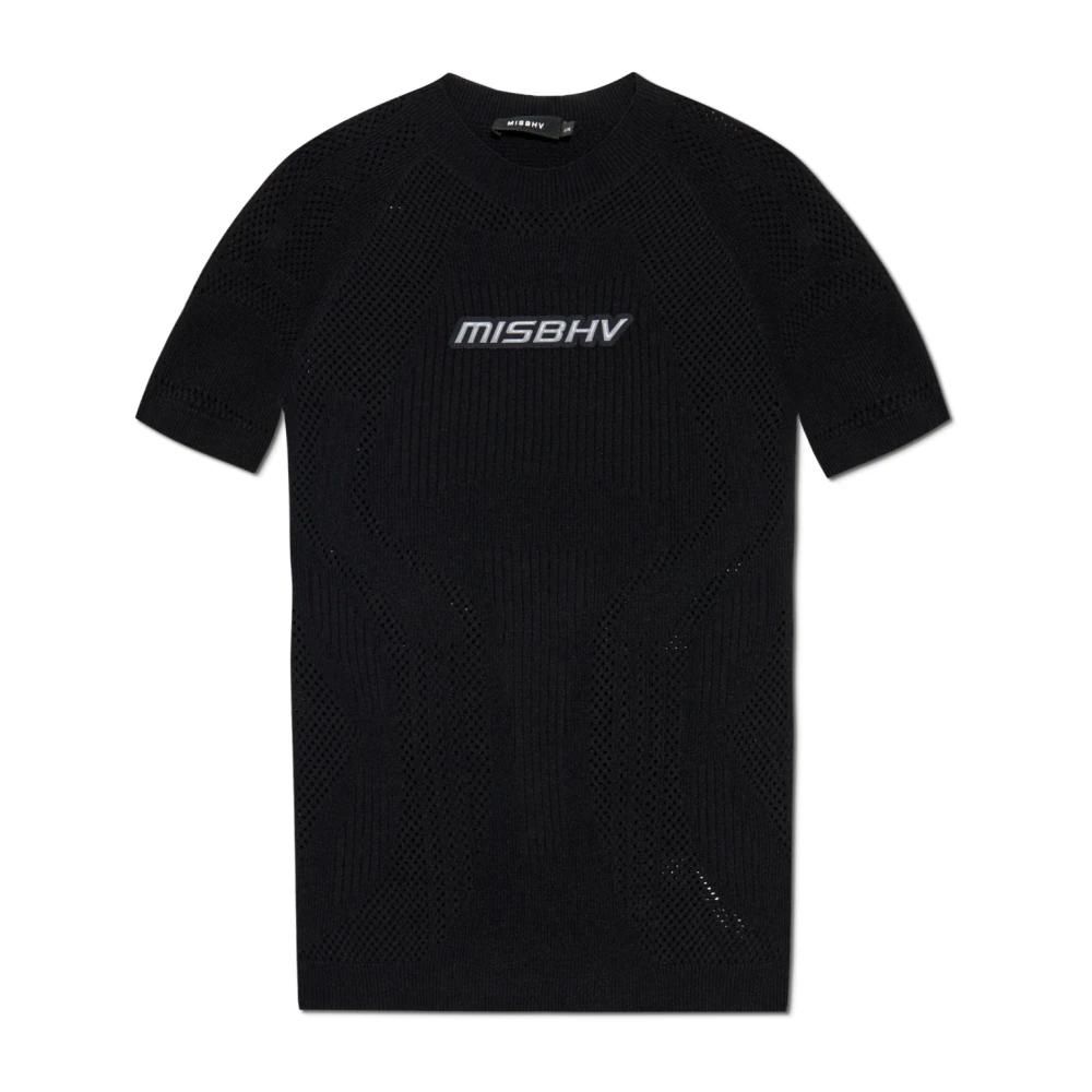 Tシャツ・カットソー MISBHV Men T-shirt Black 250M152 BLACK WHIT Black Sport T-Shirt by MISBHV on Sale