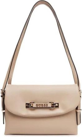 Guess Tassen, Dames, Beige, ONE Size, Lefia Flap Schoudertas