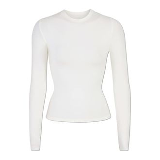 SKIMS Mujer, Camisetas, Blanco, Talla: S
