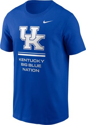 Nike Kentucky Sideline Nike Mens Dri-FIT College T-Shirt in Blue | 02ET4EVNKY-ZK0