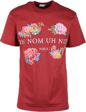 Ih Nom Uh Nit Katoenen T-shirt met uniek ontwerp - Heren - T-shirts - Rood - XS - Katoen - Tops