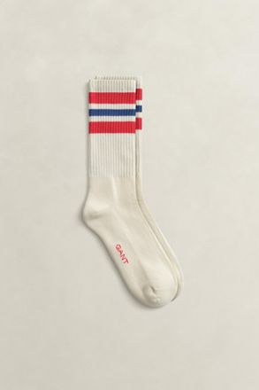 GANT Men Striped Sport Socks (40-42) ROSE RED