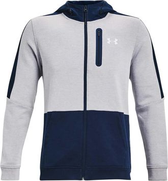 Under Armour Heren Threadborne Full Zip Hoodie (Grijs)