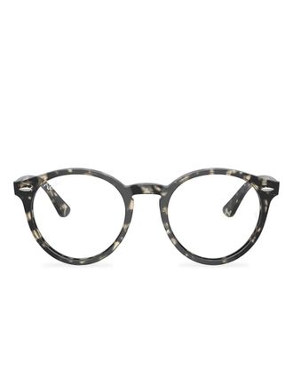 Ray-Ban Larry round-frame glasses - unisex - Acetate - 49 - Black