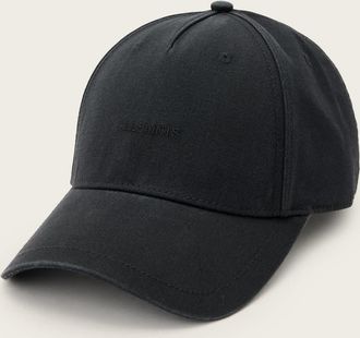 AllSaints Cotton Haven Embroidered Logo Baseball Cap, Size: One Size