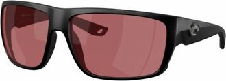 Costa Mens 64 Mm Fly Line 580G Sunglasses In Matte Black Rose