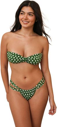 Dippin' Daisy's Swimwear Serenade Cheeky Bikini Bottom in Luna Verde at Nordstrom, Size X-Large