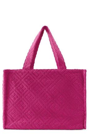 Helen Kaminski Anika Terry Tote in Bright Pink at Nordstrom
