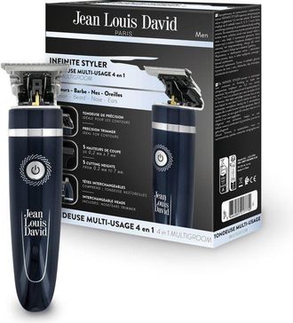Jean Louis David Cortadora Multiusos 4 En 1 - Jean Louis David - Infinite Styler - 60 Min - 4 Peines - Azul Noche