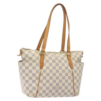 Louis Vuitton Totally Handbag Damier Azur Multicolour Canvas Handbag (Pre-Owned)