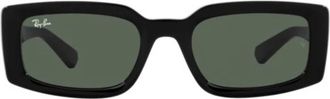 Ray-Ban Kiliane Bio Based Dark Green Rectangular Ladies Sunglasses RB4395F 667771 54