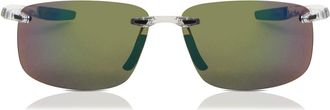 Revo RE 4059 DESCEND N Polarized 09GN Mens Sunglasses Clear Size 64