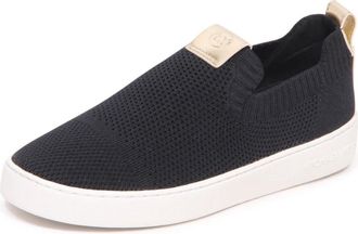 Michael Kors Juno Knit Slip-On Sneakers - Dames - Sneakers - Zwart - 37 1/2 EU - Schoenen