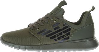 Emporio Armani Training Sneakers - Heren - Sneakers - Groen - 39 EU - Schoenen