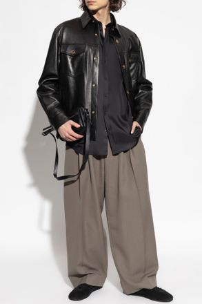 Dolce & Gabbana Silk Shirt, Mens, Black