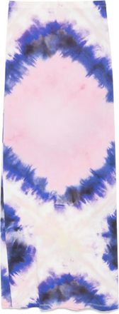 Paco Rabanne Gonna lunga con fantasia tie-dye - Blu