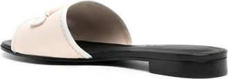 Ferragamo Gancini-Logo Sandal - Black