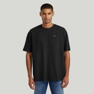 G-Star Structured Relaxed Base T-Shirt - Zwart - Heren