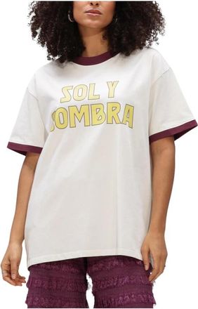 Harper & Yve Sol-Ss T-shirt - Dames - T-shirts - Beige - L - Katoen - Tops