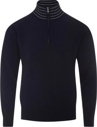 Orlebar Brown Lennard Stripe Rib-277193-Night Iris/sea Mist
