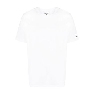 Carhartt Work in Progress Carhartt Wip, T-Shirts, male, White, Size: 2XL S/S Base T-Shirt