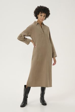 Part Two Jurk LollaPW Baggy fit taupe