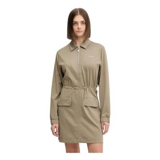 Guess Dames, Jurken, Groen, Maat: XS Polyamide
