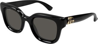 Gucci GG1828S 001 Womens Sunglasses Black Size 49 - Free RX Lenses - Free RX Lenses