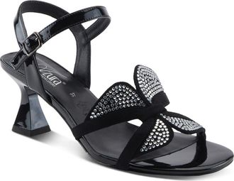 Azura Decorous Crystal Embellised Sandal in Black at Nordstrom, Size 9.5-10Us
